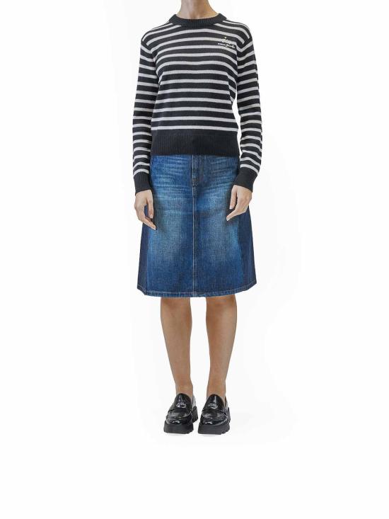 25FW 마크제이콥스 긴팔 티셔츠 2F5RTP003K10BLACK White - MARC JACOBS