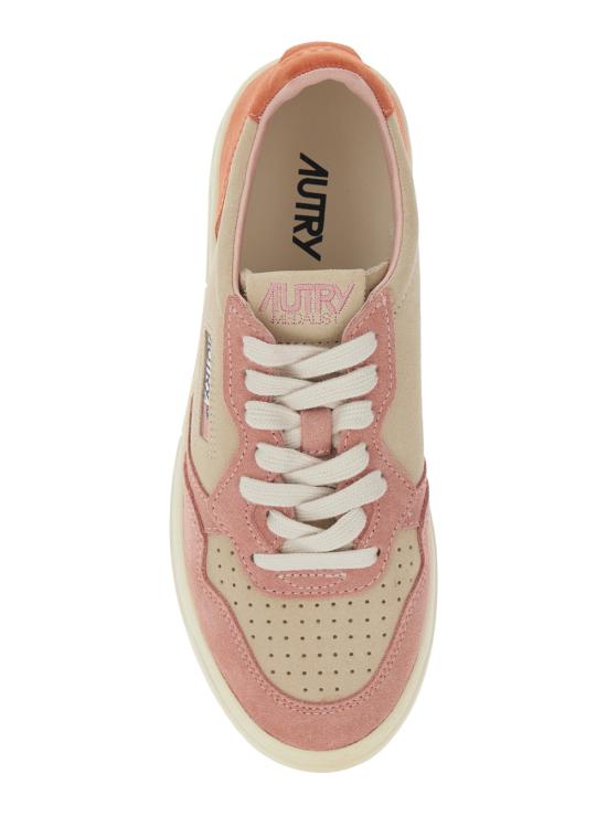 26SS 오트리 메달리스트 로우 스니커즈 AULWTS26CAMEOPAPA Pink - AUTRY