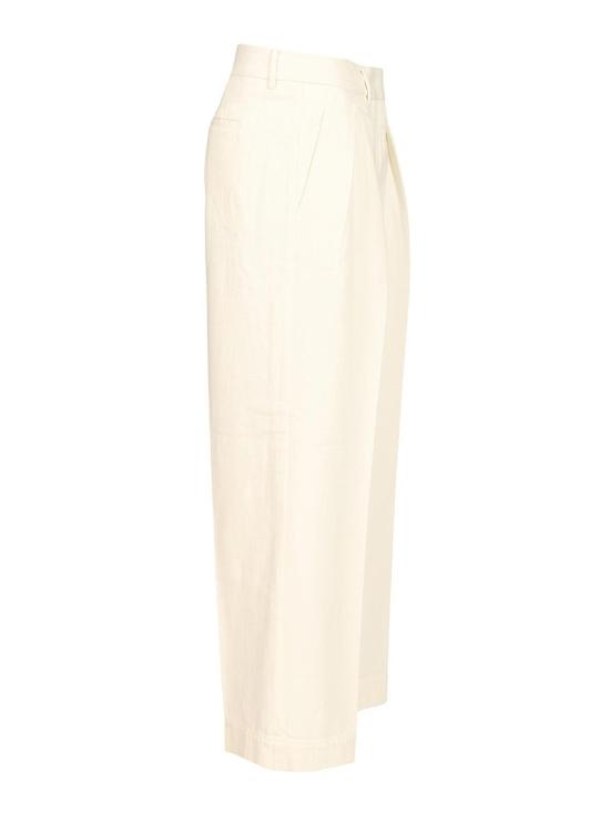 25FW 포르테포르테 수트 팬츠 14036F48A0219 White - FORTE FORTE