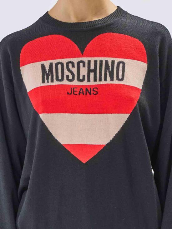 26FW 모스키노 탑 093882124555 Black - MOSCHINO