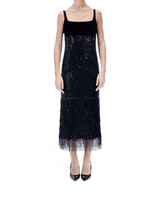 25FW 칼라거펠트 미디 스커트 A4W13043999 Black - KARL LAGERFELD