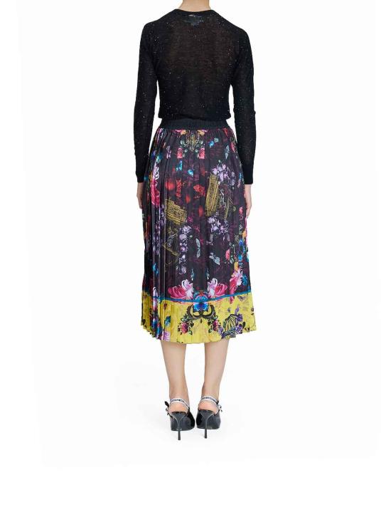 25FW 베르사체 미디 스커트 79HAE8P5NS721U39 Multicolour - VERSACE