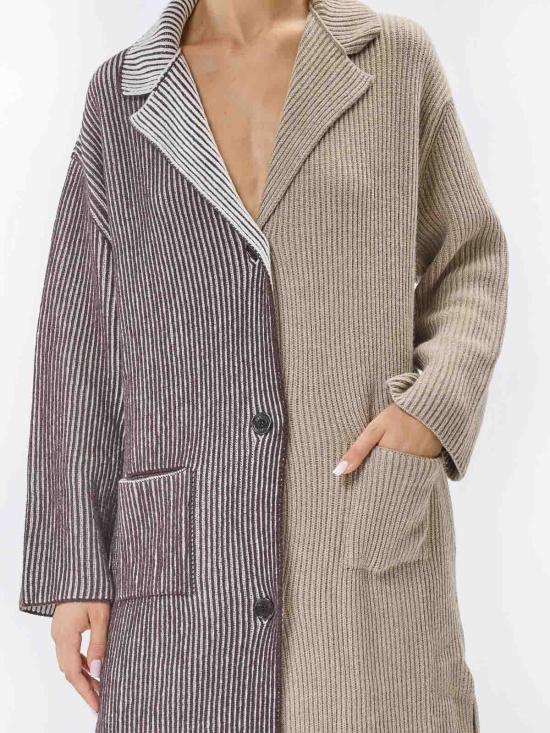 25FW 모스키노 가디건 068182041095 Brown - MOSCHINO