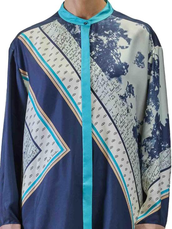 25FW 폴 스미스 셔츠 W1R382BT1116449 Blue - PAUL SMITH