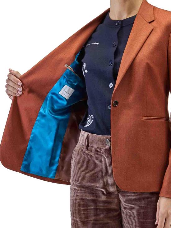26FW 폴 스미스 수트 팬츠 W1R066JT0010917 Orange - PAUL SMITH