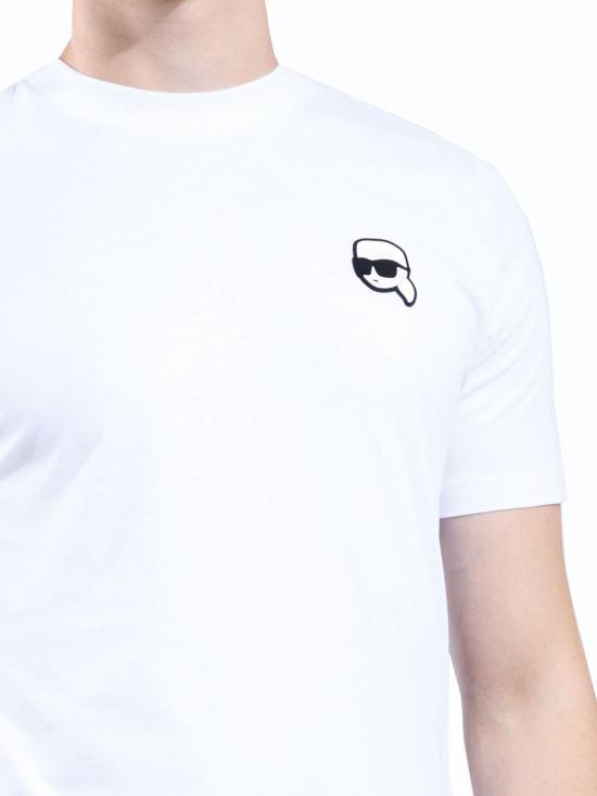  칼라거펠트 반팔 티셔츠 75571050022410 White - KARL LAGERFELD