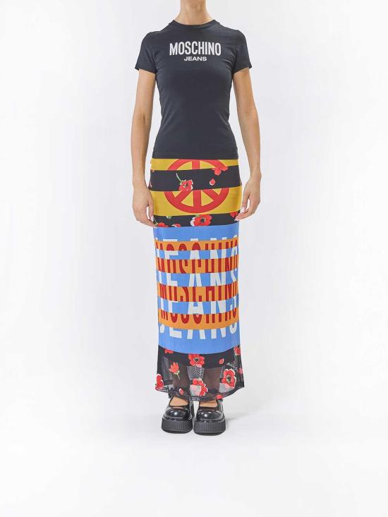 26FW 모스키노 반팔 티셔츠 071882367555 Black - MOSCHINO