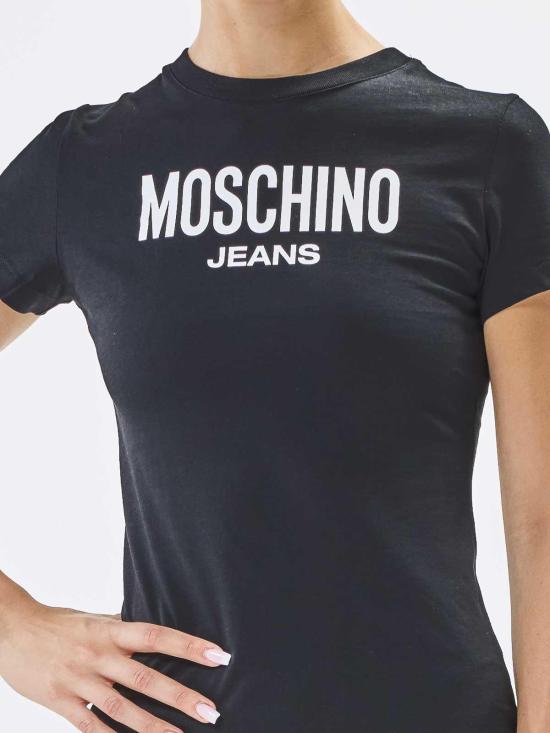 26FW 모스키노 반팔 티셔츠 071882367555 Black - MOSCHINO