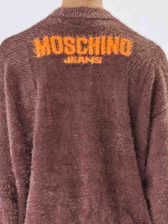26FW 모스키노 긴팔 티셔츠 091882021095 Brown - MOSCHINO
