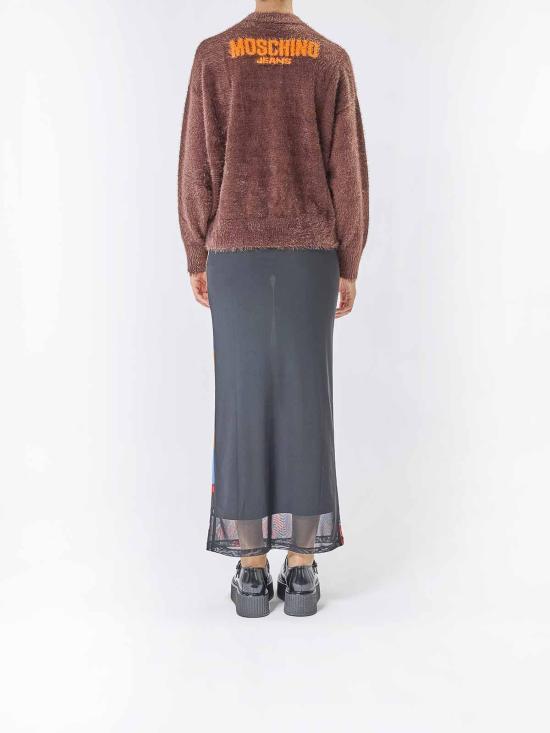 26FW 모스키노 긴팔 티셔츠 091882021095 Brown - MOSCHINO
