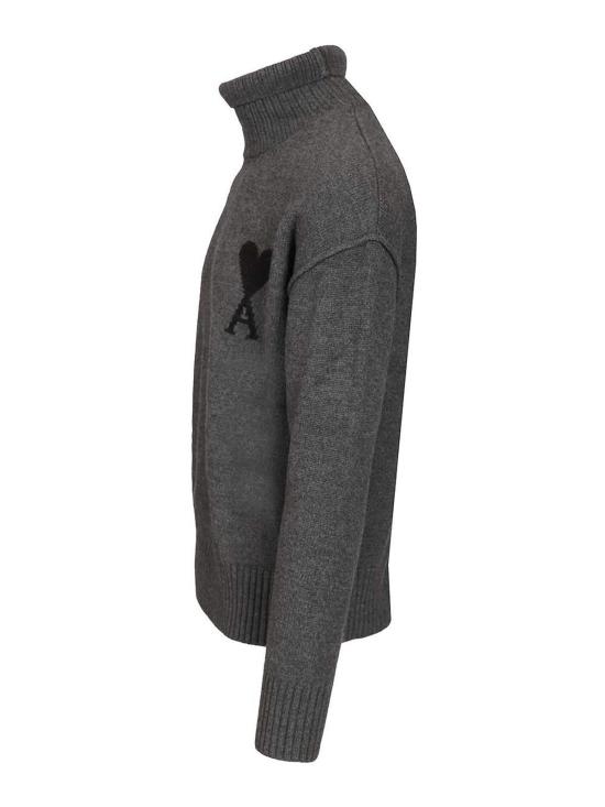  아미 스웨터 UKS8390180504 Grey - AMI