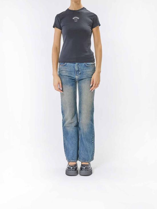 26FW 모스키노 반팔 티셔츠 070782361555 Black - MOSCHINO