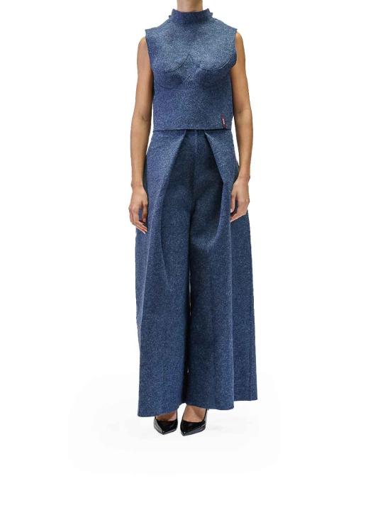 25FW 써네이 민소매 티셔츠 RTWXTOP0240098 Blue - SUNNEI