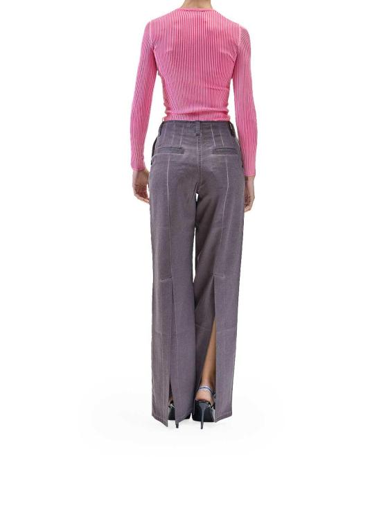 25FW 써네이 스트레이트 팬츠 RTWWBOT0250035 Purple - SUNNEI