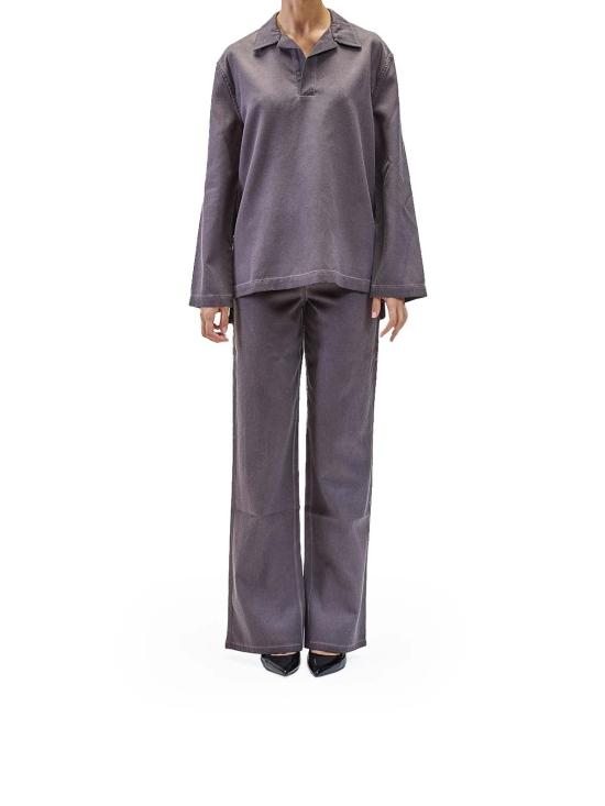 25FW 써네이 스트레이트 팬츠 RTWWBOT0250035 Purple - SUNNEI