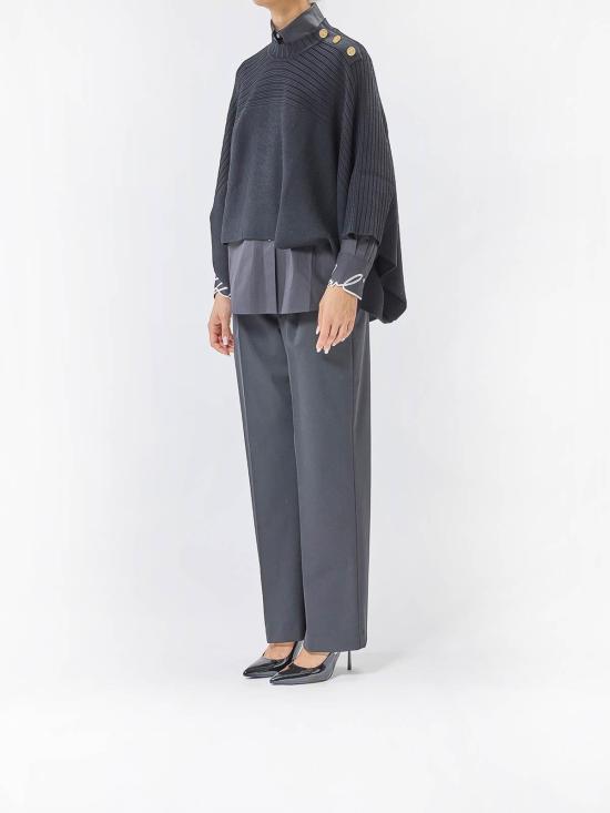 25FW 칼라거펠트 케이프 A3W18031999 Black - KARL LAGERFELD