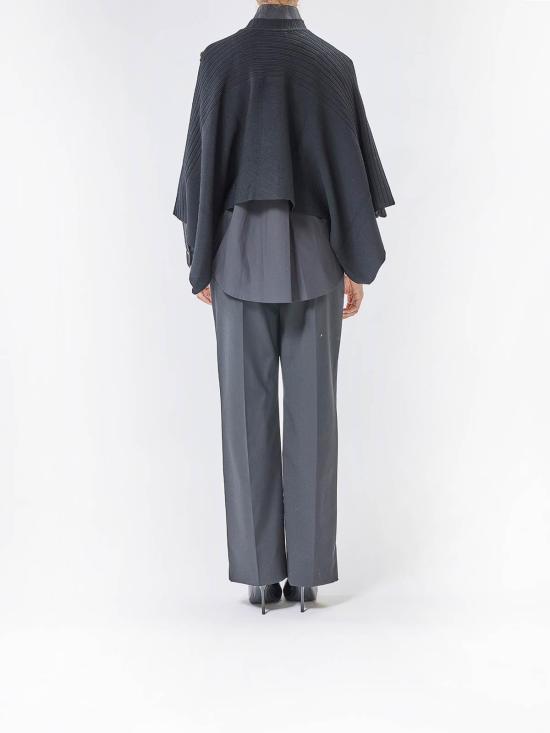 25FW 칼라거펠트 케이프 A3W18031999 Black - KARL LAGERFELD