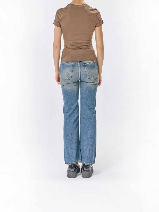 26FW 모스키노 반팔 티셔츠 070782361095 Brown - MOSCHINO