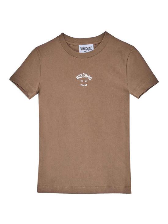 26FW 모스키노 반팔 티셔츠 070782361095 Brown