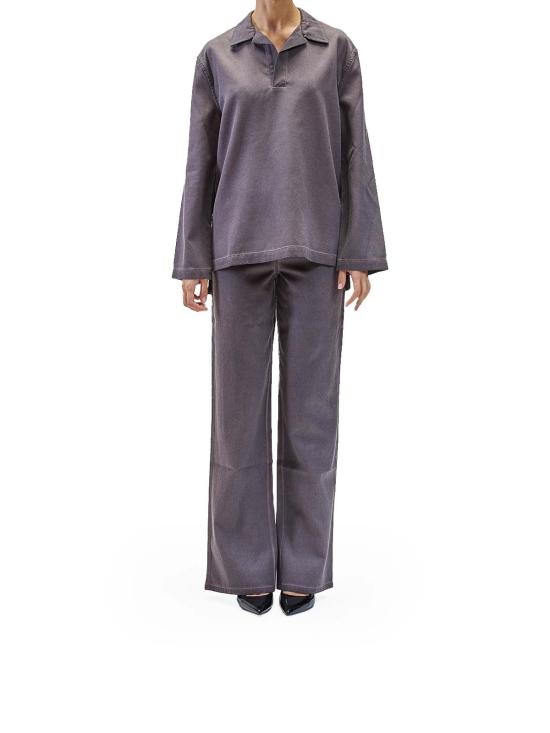 25FW 써네이 폴로 티셔츠 RTWXTOP0230035 Purple - SUNNEI