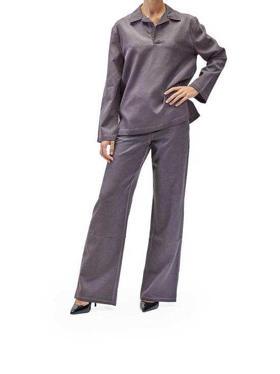 25FW 써네이 폴로 티셔츠 RTWXTOP0230035 Purple - SUNNEI