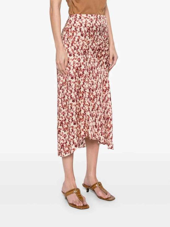 25FW 이자벨마랑 롱 스커트 JU0080FAC3J10I80GT Light Beige - ISABEL MARANT