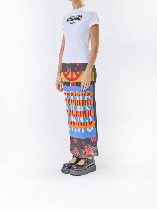 26FW 모스키노 반팔 티셔츠 071882367001 White - MOSCHINO