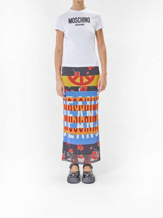 26FW 모스키노 반팔 티셔츠 071882367001 White - MOSCHINO