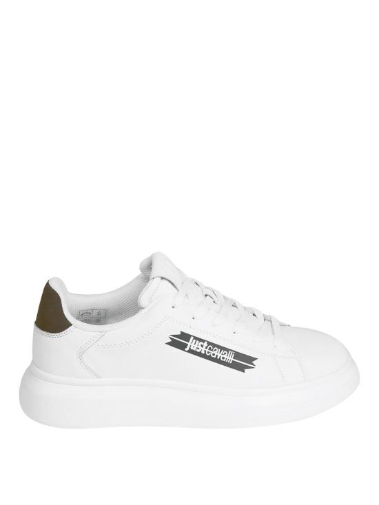 25FW 저스트까발리 스니커즈 79QA3SBFZPB63003 White