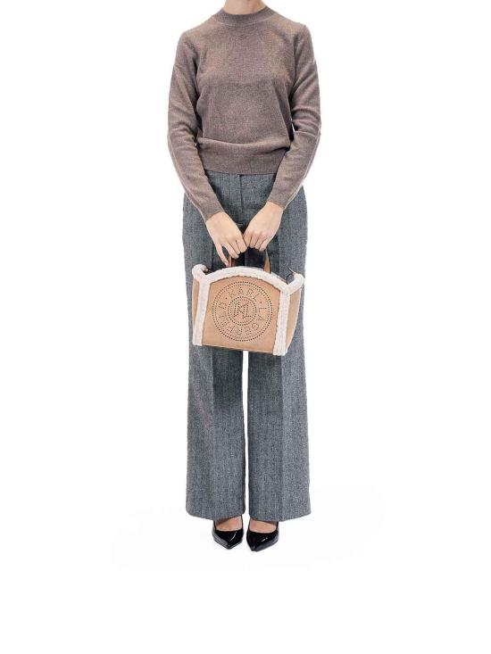 25FW 칼라거펠트 토트백 A4W300874028 CAMEL - KARL LAGERFELD