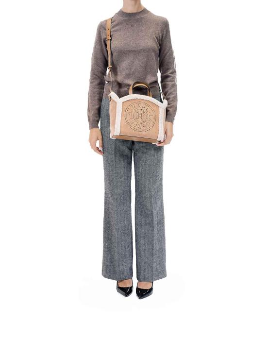 25FW 칼라거펠트 토트백 A4W300874028 CAMEL - KARL LAGERFELD