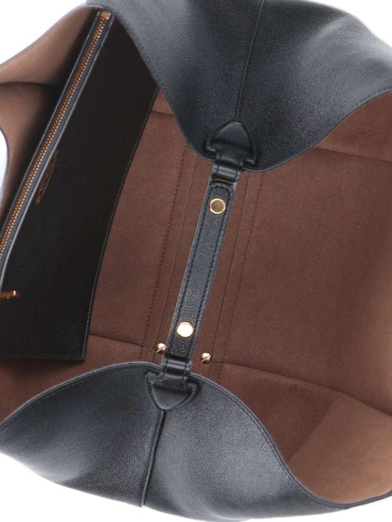 26SS 토즈 T 타임리스 미니 쇼핑백 XBWTSBA0300Q8E B999 Black - TODS