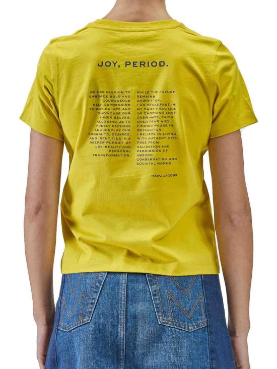 26SS 마크제이콥스 반팔 티셔츠 2F5RTP081C22JOY Yellow - MARC JACOBS
