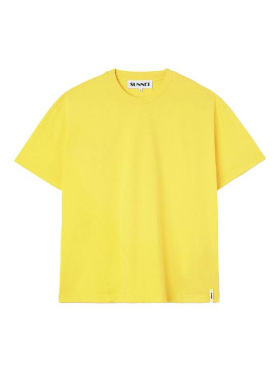 25FW 써네이 반팔 티셔츠 RTWXJER047 Yellow