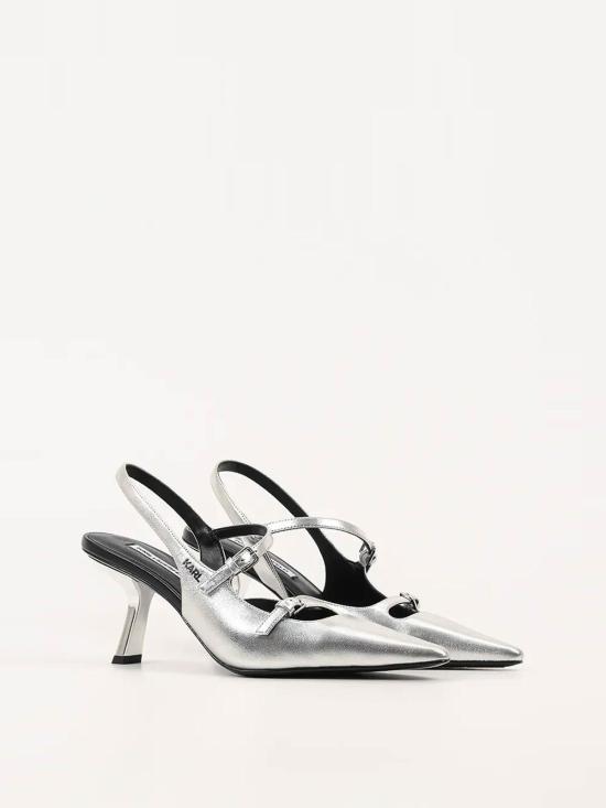 25FW 칼라거펠트 힐/펌프스 KL336231SL Silver - KARL LAGERFELD