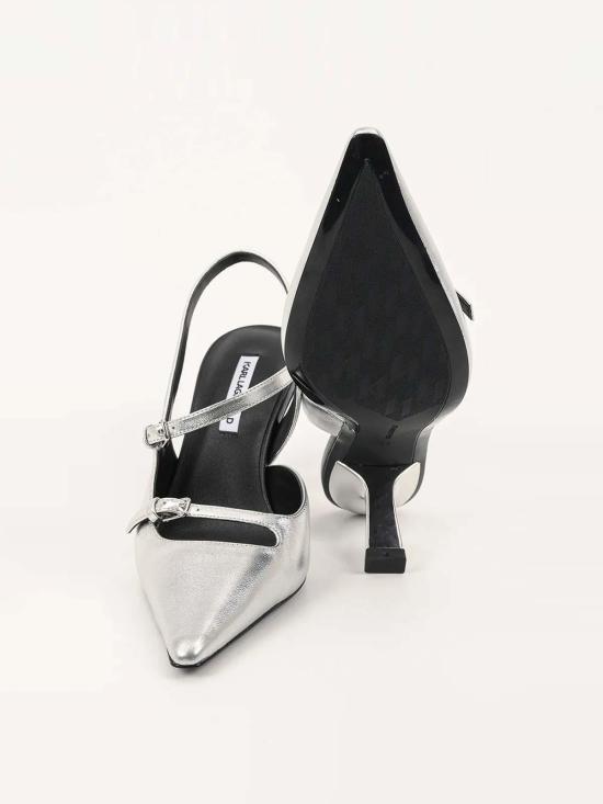 25FW 칼라거펠트 힐/펌프스 KL336231SL Silver - KARL LAGERFELD