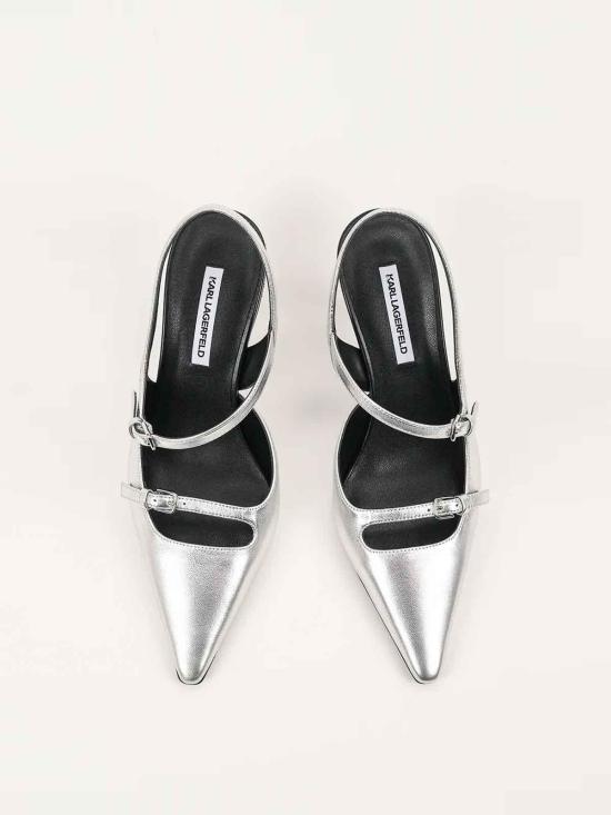 25FW 칼라거펠트 힐/펌프스 KL336231SL Silver - KARL LAGERFELD