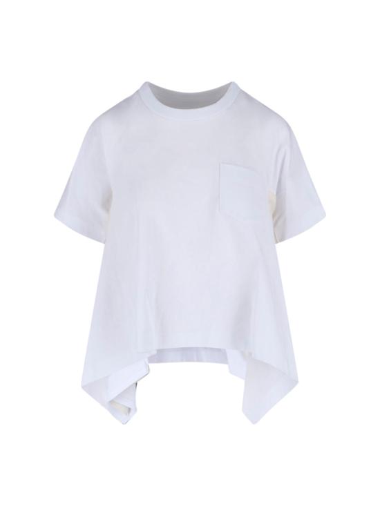 26SS 사카이 반팔 티셔츠 26 08404 101 White