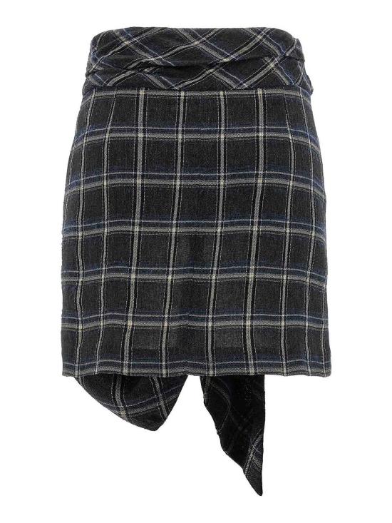 26FW 이자벨마랑 미디 스커트 JU0455FAC4J01I30BU Blue - ISABEL MARANT