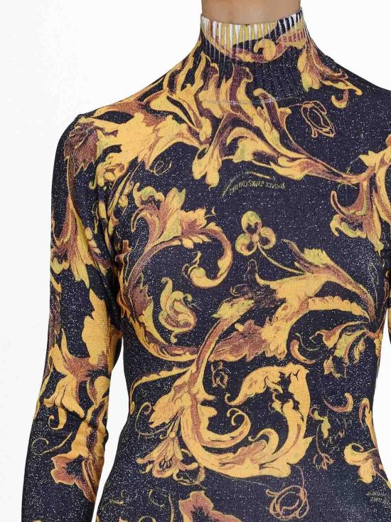 25FW 베르사체 터틀넥 79HAFM04CMN04G89 Black - VERSACE