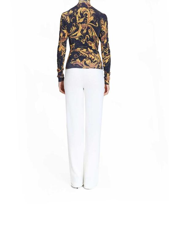 25FW 베르사체 터틀넥 79HAFM04CMN04G89 Black - VERSACE