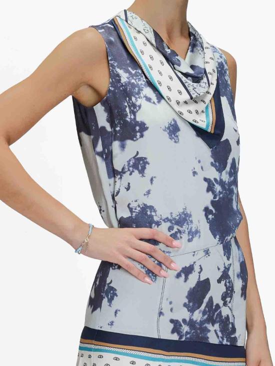 25FW 폴 스미스 미디 스커트 W1R279DT1117249 Blue - PAUL SMITH