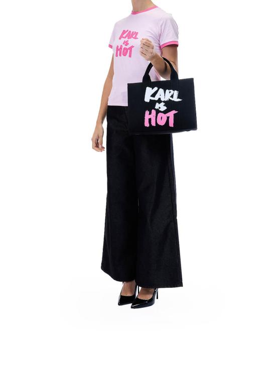 26SS 칼라거펠트 토트백 A4W50075999 Black - KARL LAGERFELD