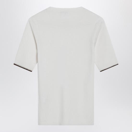 26SS 브루넬로 쿠치넬리 탑 M13847400WS Multicolor - BRUNELLO CUCINELLI