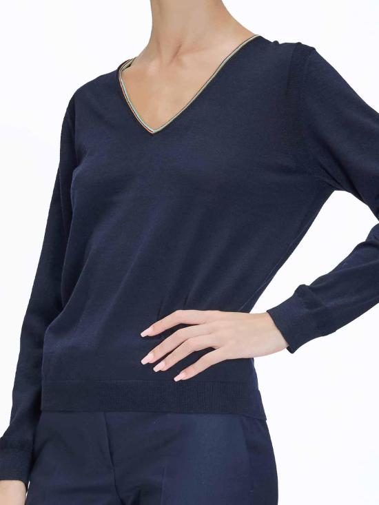 25FW 폴 스미스 긴팔 티셔츠 W1R543NT1114449 Blue - PAUL SMITH