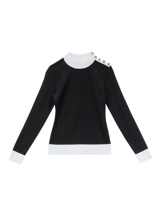 25FW 칼라거펠트 터틀넥 A4W18038999 Black