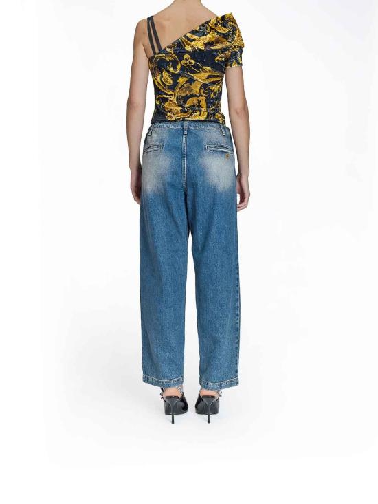 26FW 모스키노 스트레이트 팬츠 033682211329 Blue - MOSCHINO