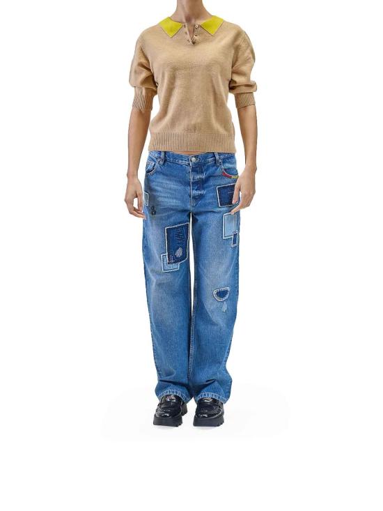 26FW 마크제이콥스 폴로 티셔츠 2F5RTP012K21CAMEL Camel - MARC JACOBS