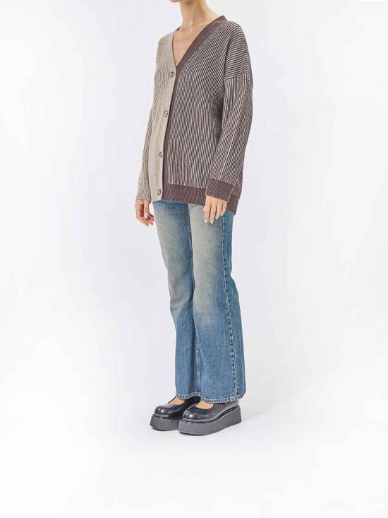 25FW 모스키노 가디건 092182041095 Brown - MOSCHINO