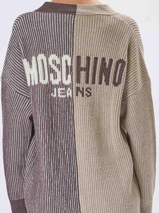 25FW 모스키노 가디건 092182041095 Brown - MOSCHINO